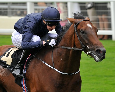 Declaration of War, Joseph O'Brien up, wins the Queen Anne Stakes.